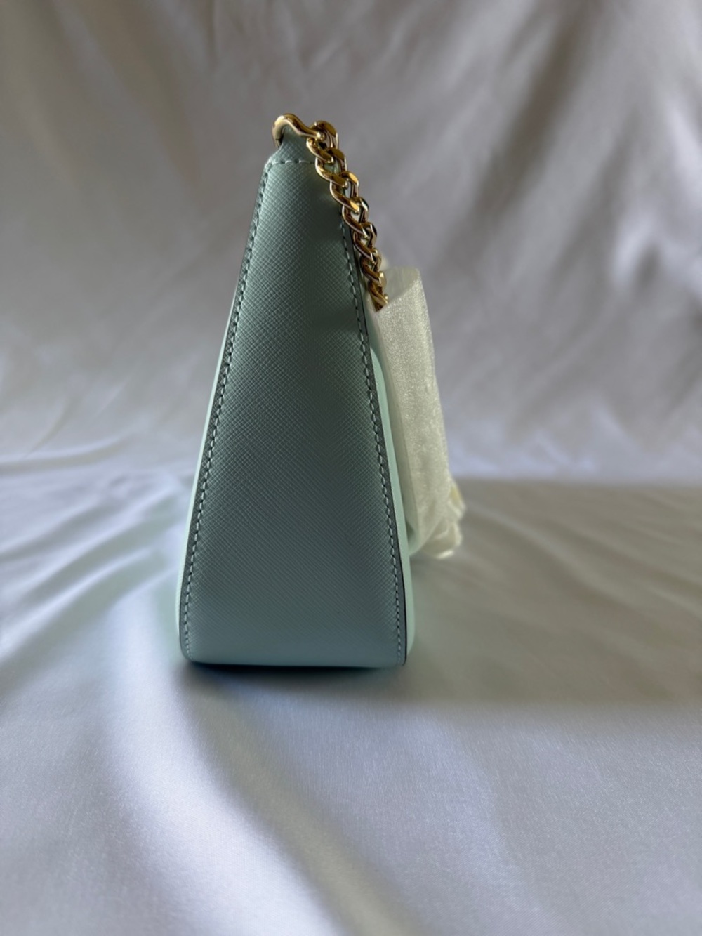 kate spade Mint Saffiano Leather Shoulder Hobo with Gold Hardware - Picture 5 of 9